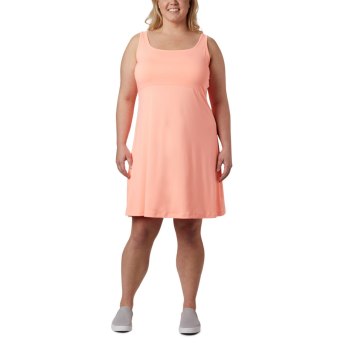 Columbia Ženske Haljine - PFG Freezer III Plus Size Roze | PAEQ-34102